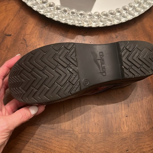 Dansko clog closed back 37 7 multicolored patent - Picture 6 of 9